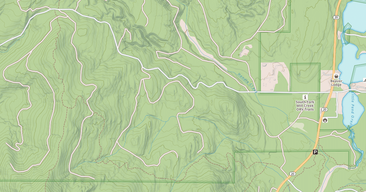 Map preview of Little Pend Oreille Orv