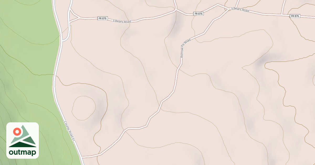 Map of BORROW PIT