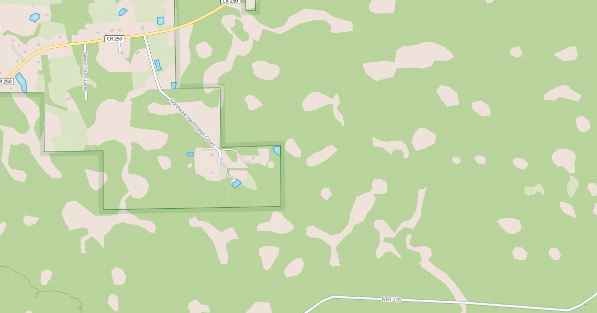 Map preview of USFS National Forest System Roads {5F1C41FB-1FD2-4255-91F3-69CACDD6B1BF}