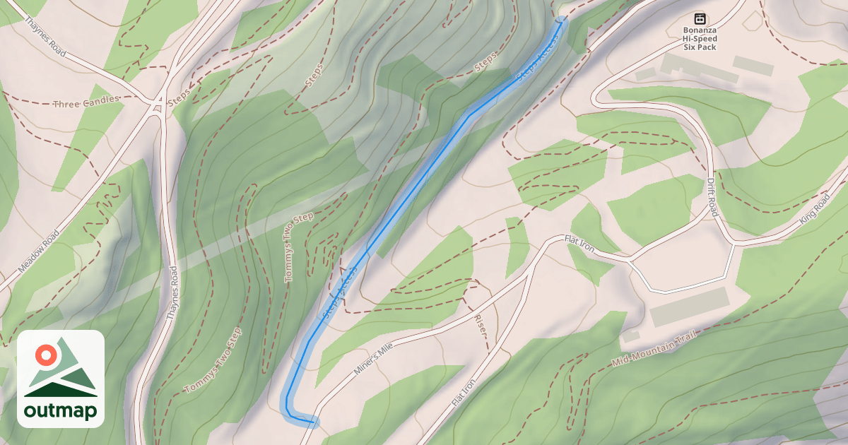 Map of Steps Access