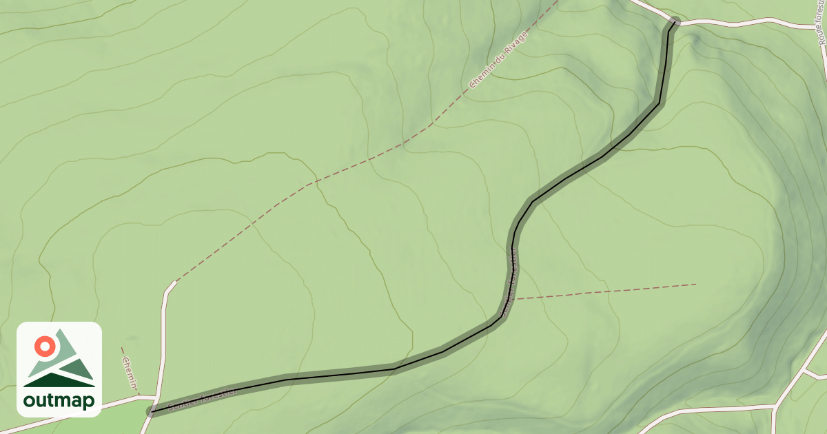 Map of Sentier forestier