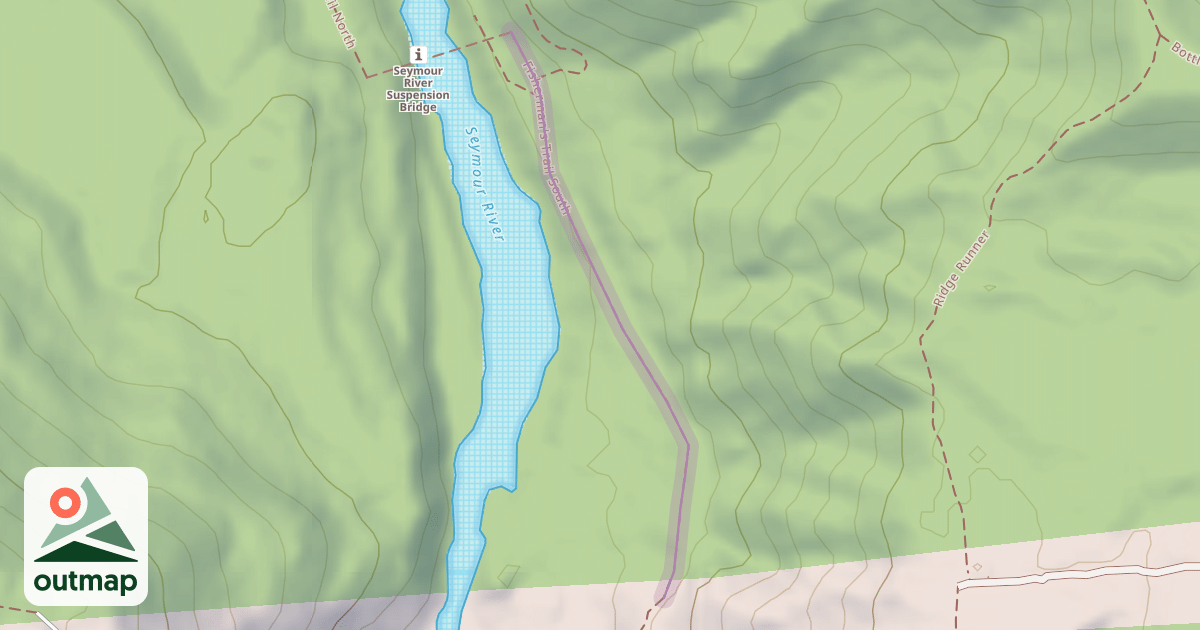 Map of Fisherman's Trail South