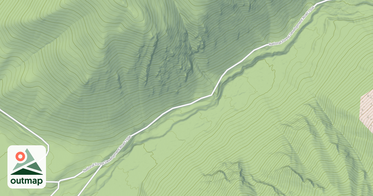 Map of EAST FORK ROCK CR