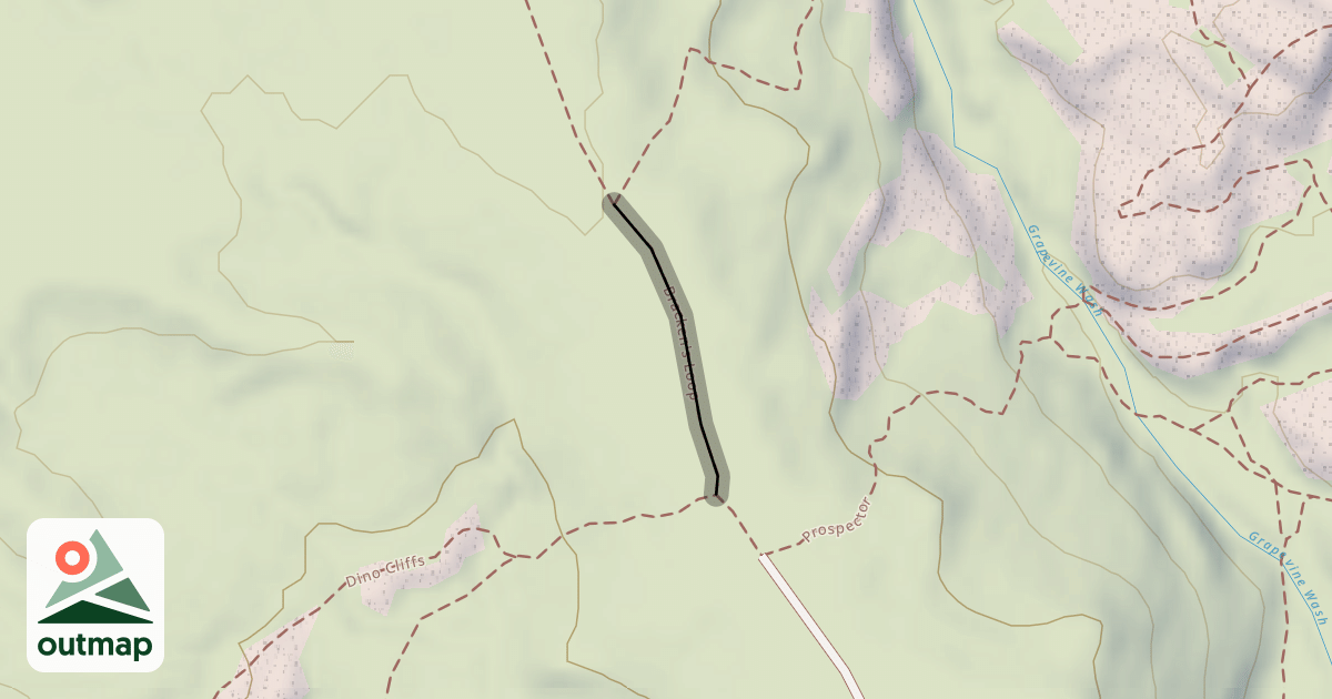 Map of Bracken's Loop