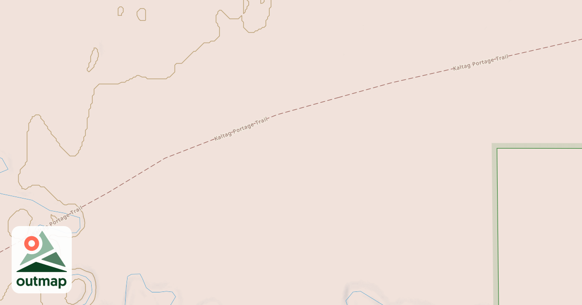 Map of Willow to Nome Winter Trail