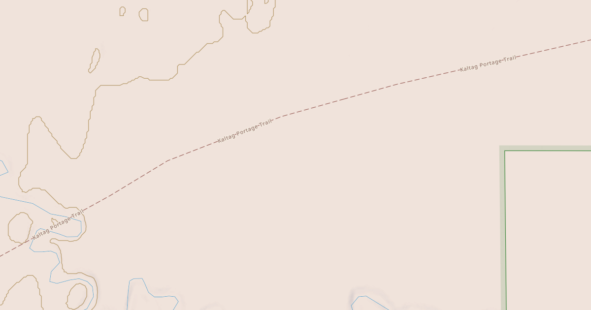 Map preview of Willow to Nome Winter Trail