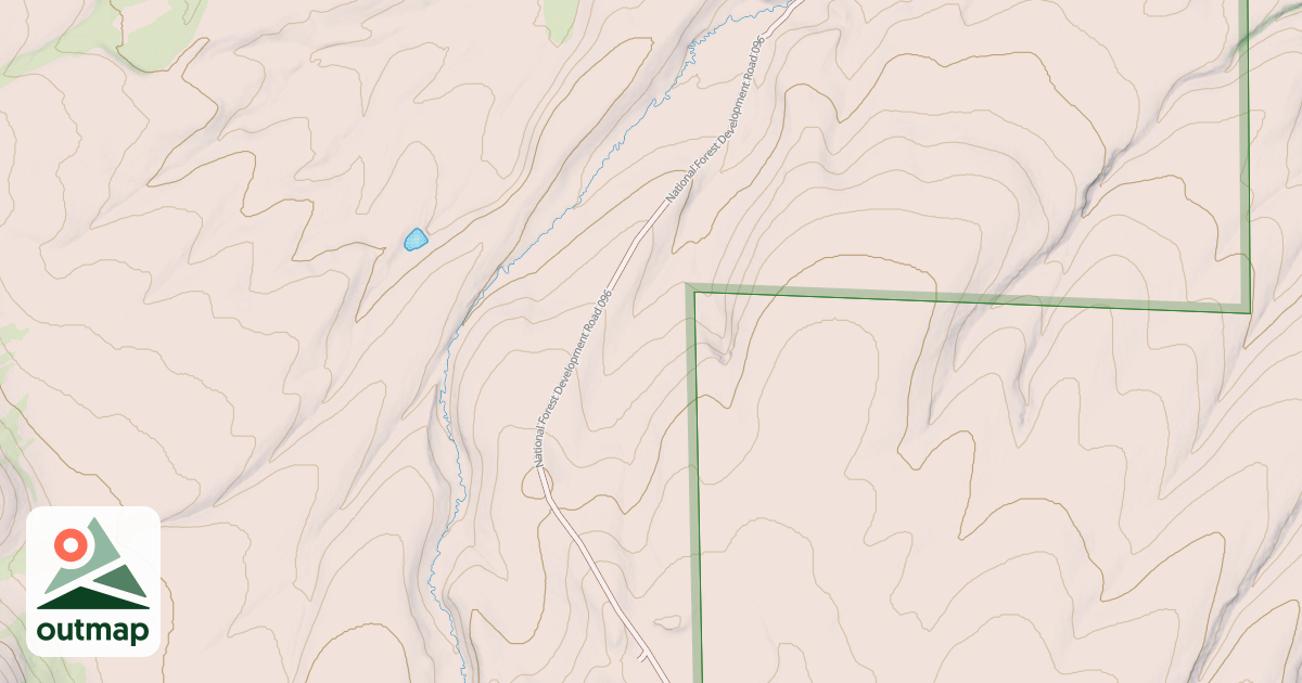 Map of BLACKRIDGE CABIN  SPUR B