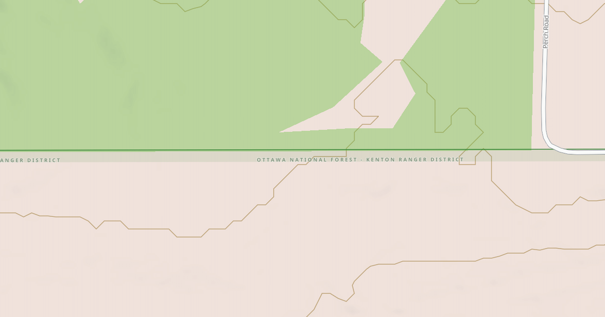 Map preview of USFS Motor Vehicle Use Map Trails 22119
