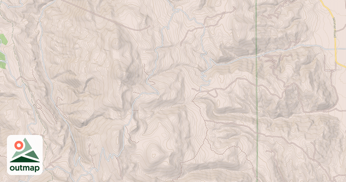 Map of SKINNER CANYON