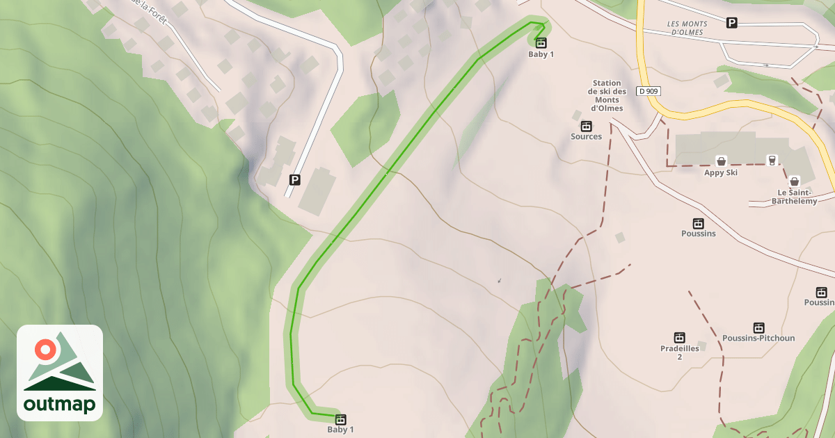 Map of Chalets