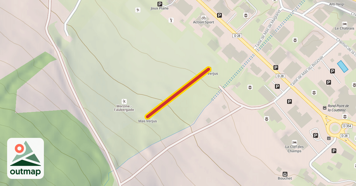 Map of Mas Verjus