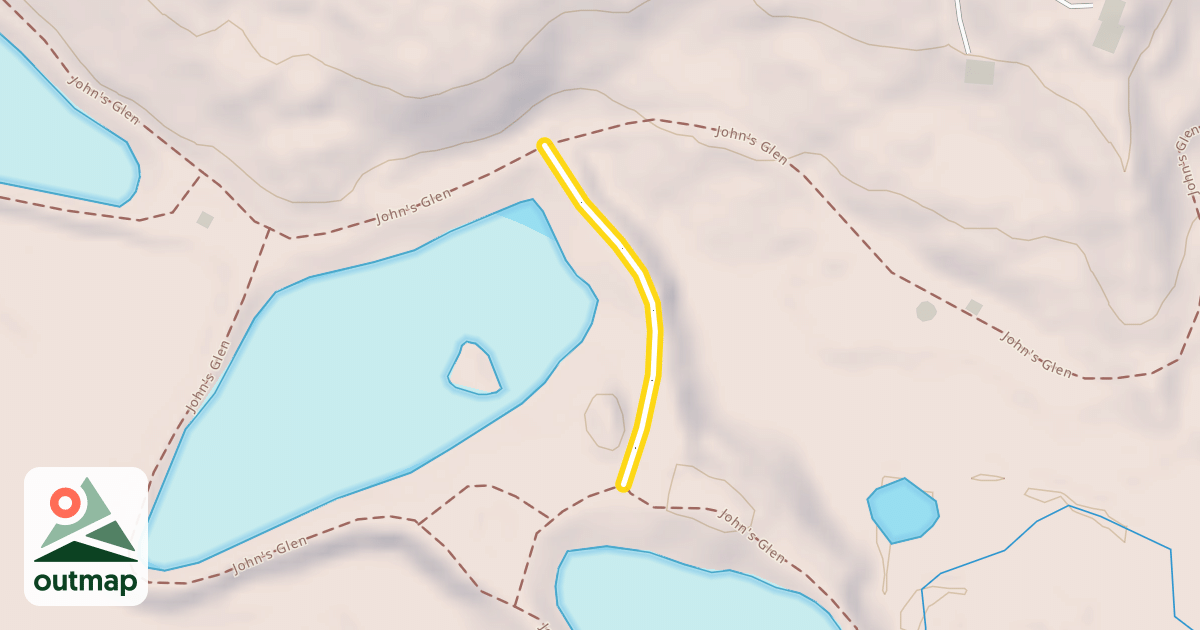Map of John's Glen