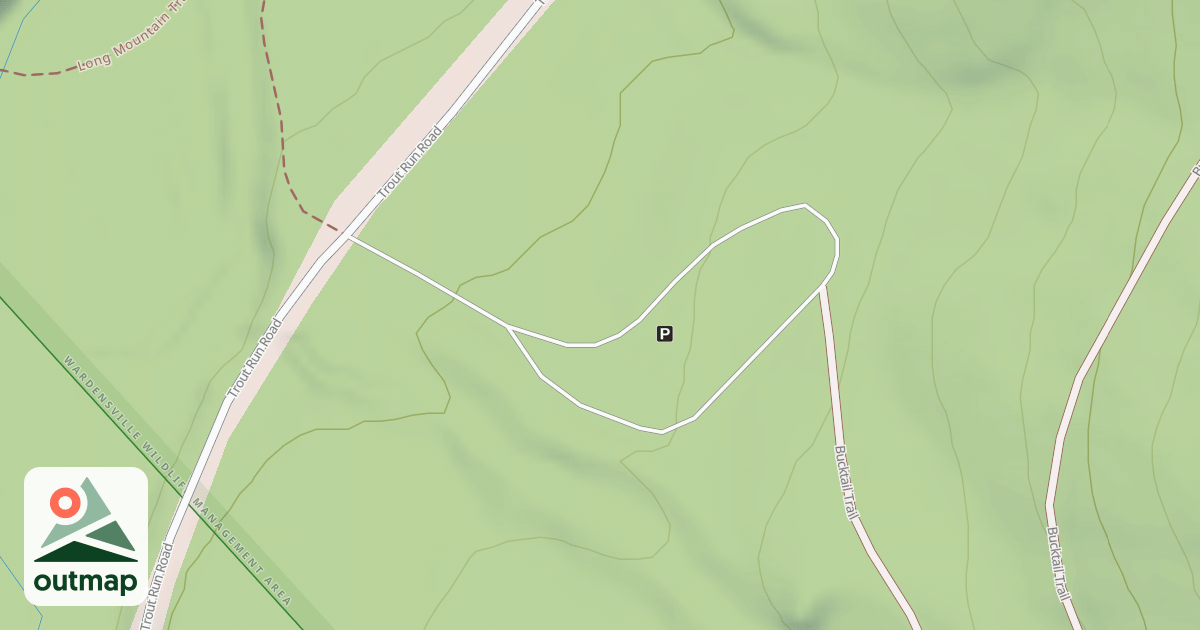 Map of HORSE PARKING LOT