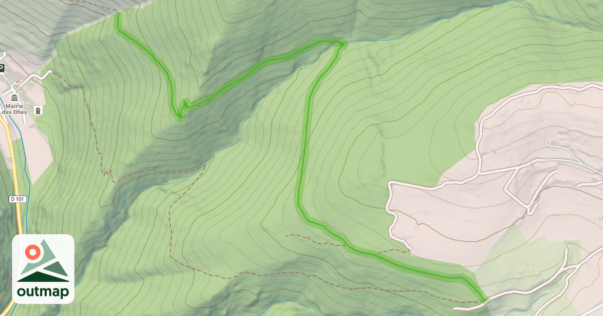 Map of Chemin vicinal n°1