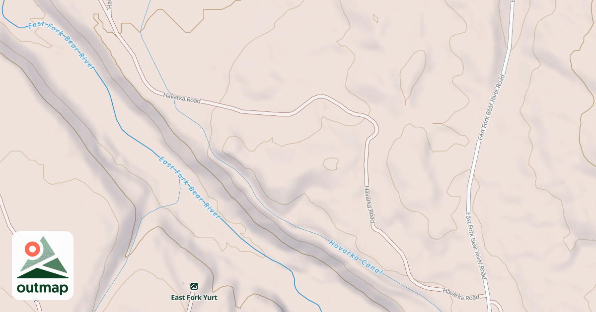 Map of Canal Snowmobile Trail