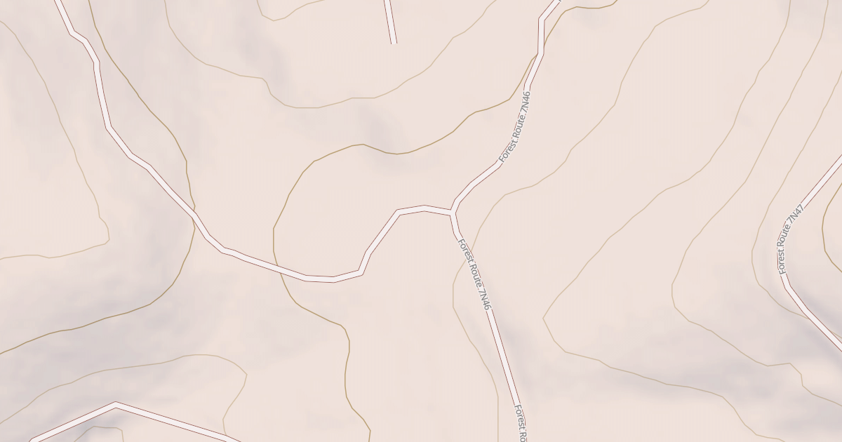 Map preview of USFS National Forest System Roads {0B07FA04-7C29-4696-B621-6001159F60C7}