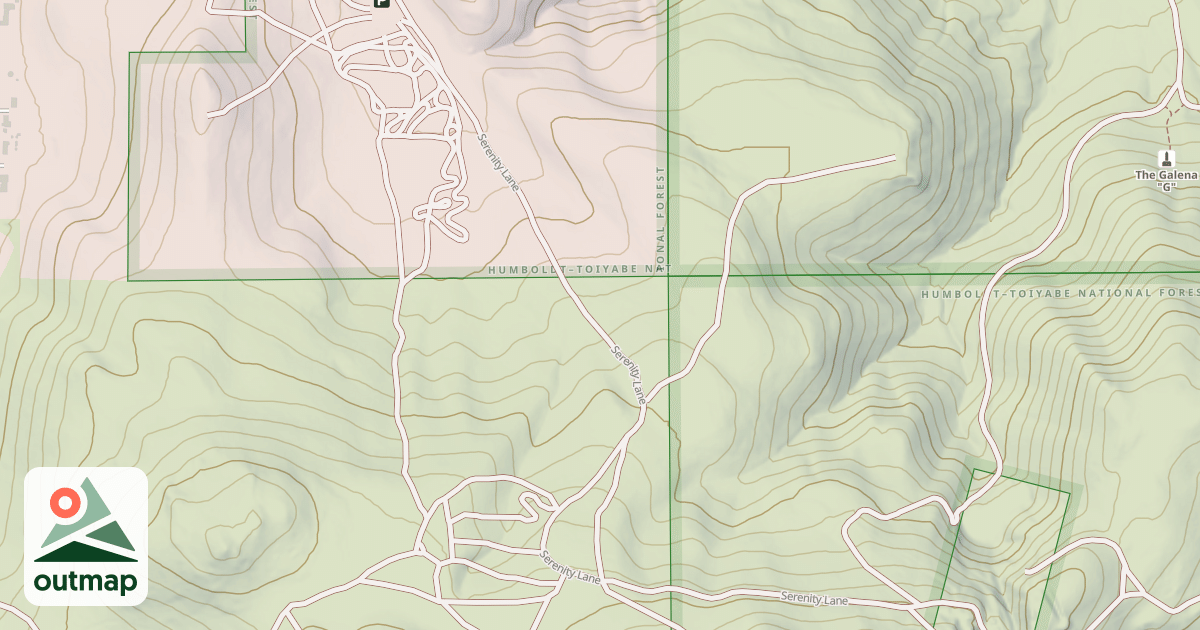 Map of SERENITY LANE
