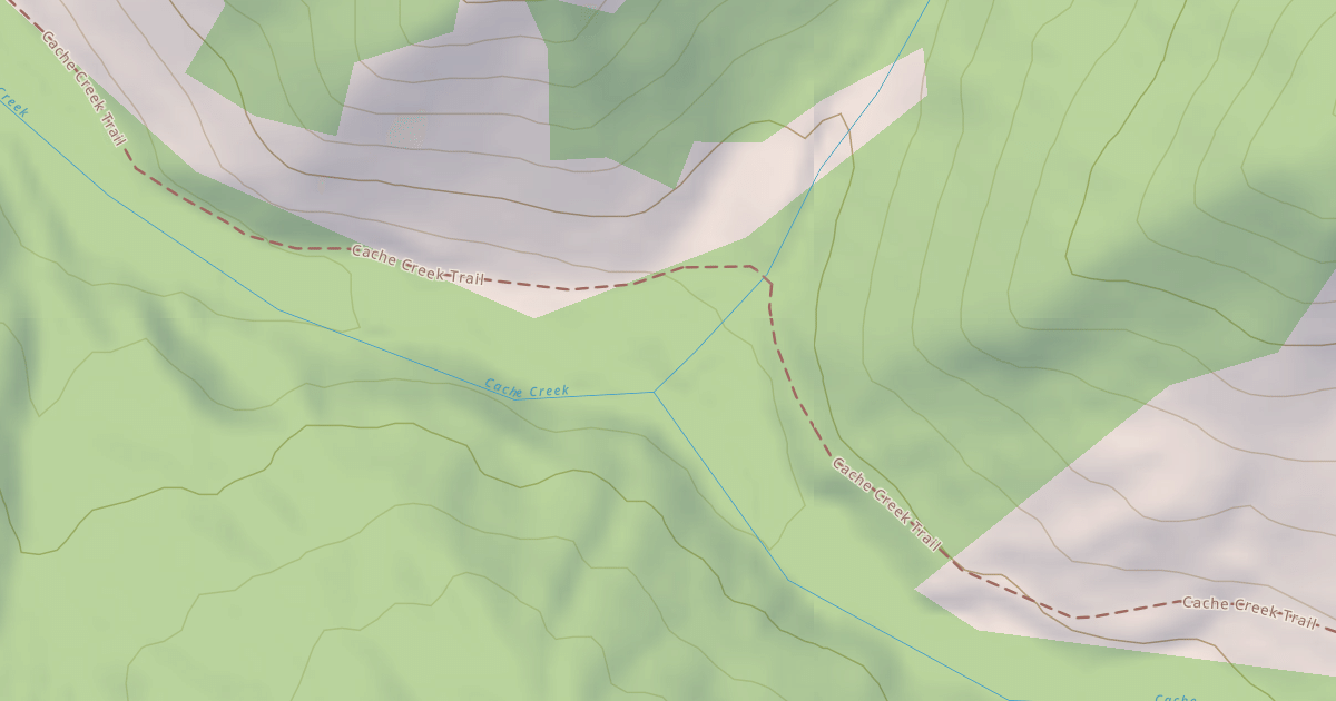 Map preview of Cache Creek Snow