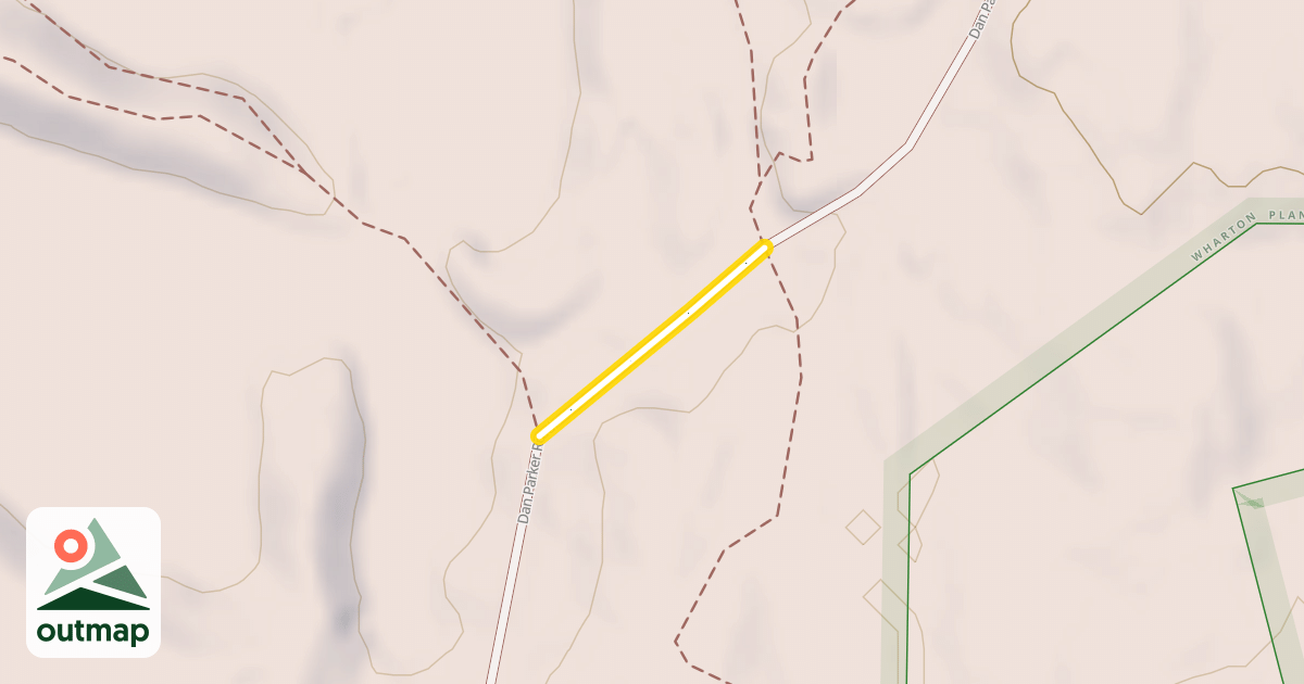 Map of Dan Parker Road