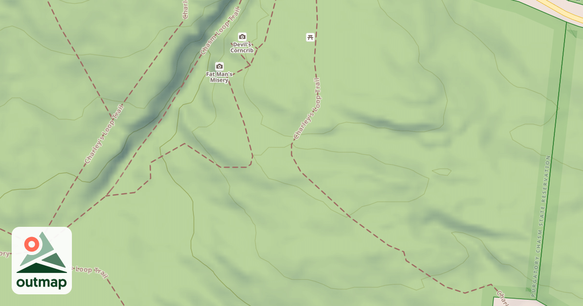 Map of Charley's Loop