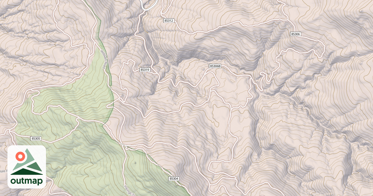 Map of SOUTH FORK STONY CREEK