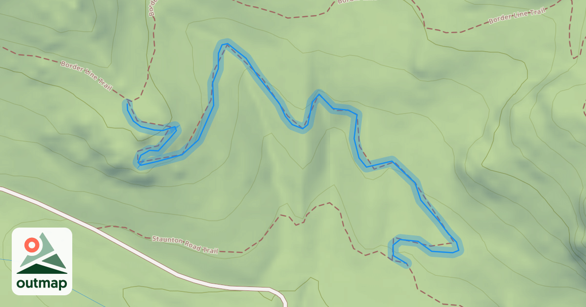 Map of Staunton Ranch Trail