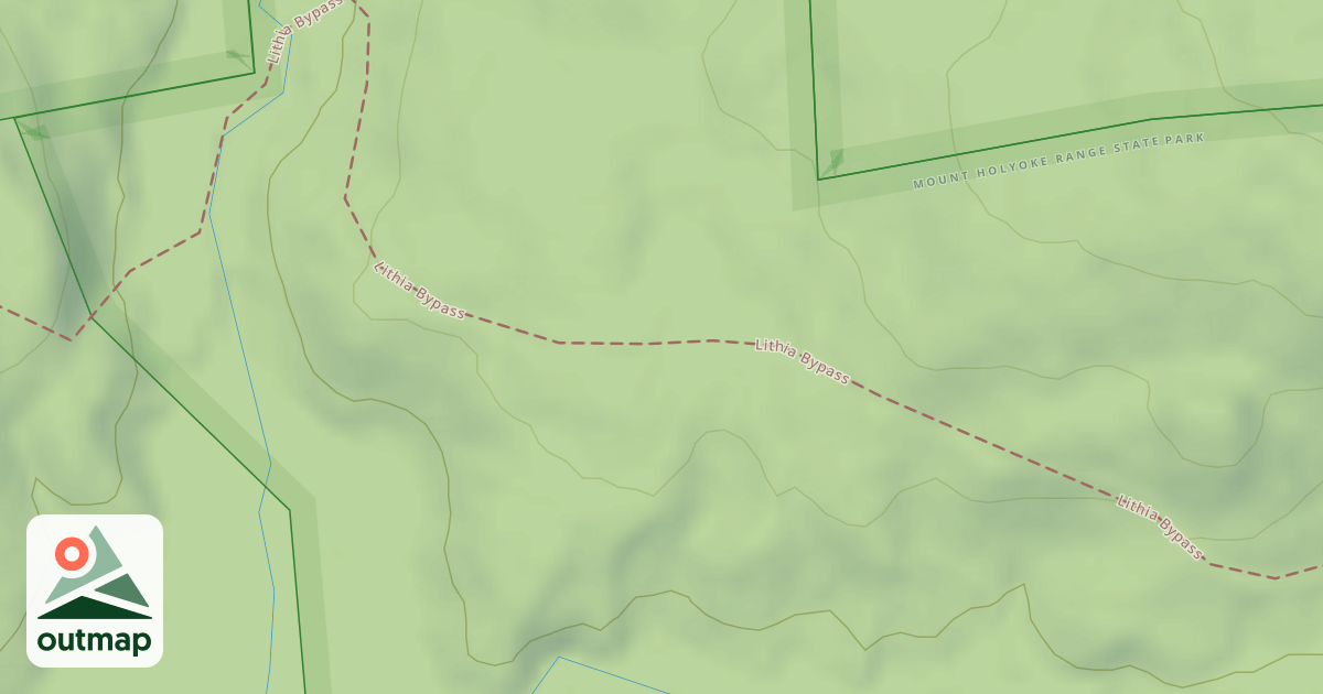 Map of Lithia Bypass Trail