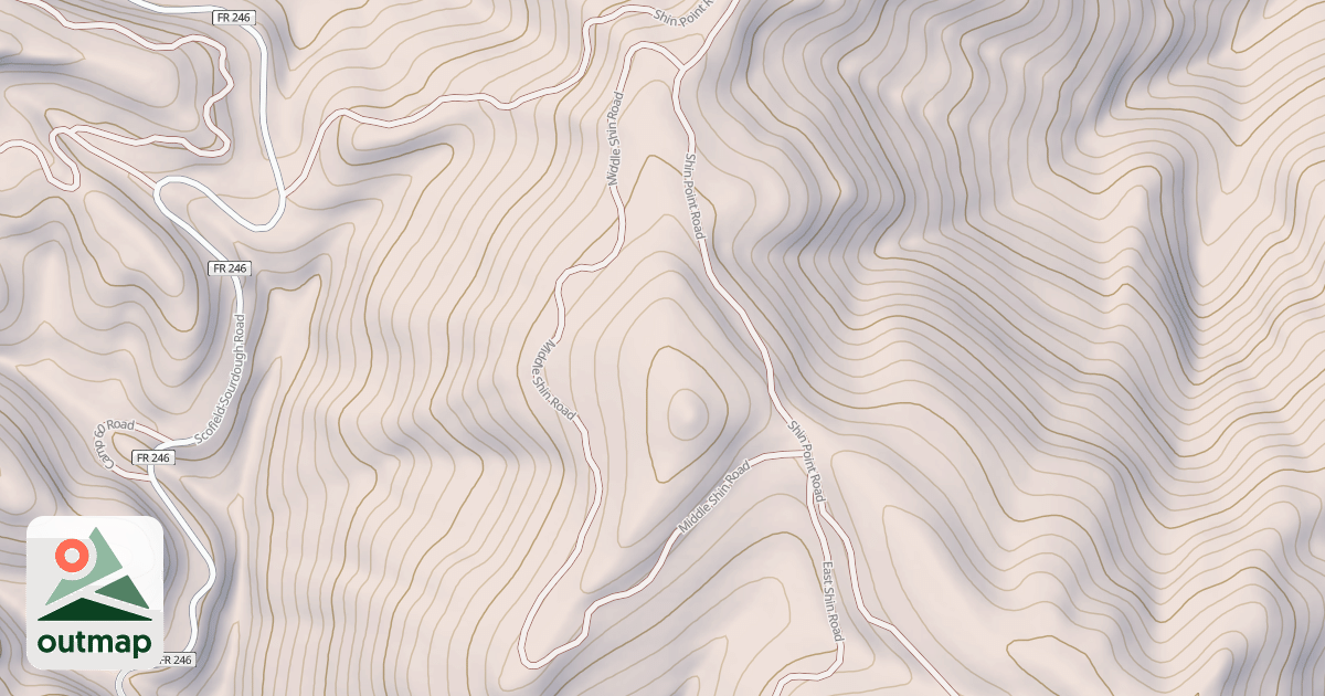 Map of MIDDLE SHIN