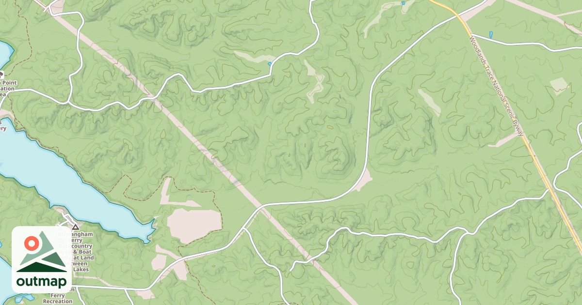 Map of OLD FERRY ROAD WEST