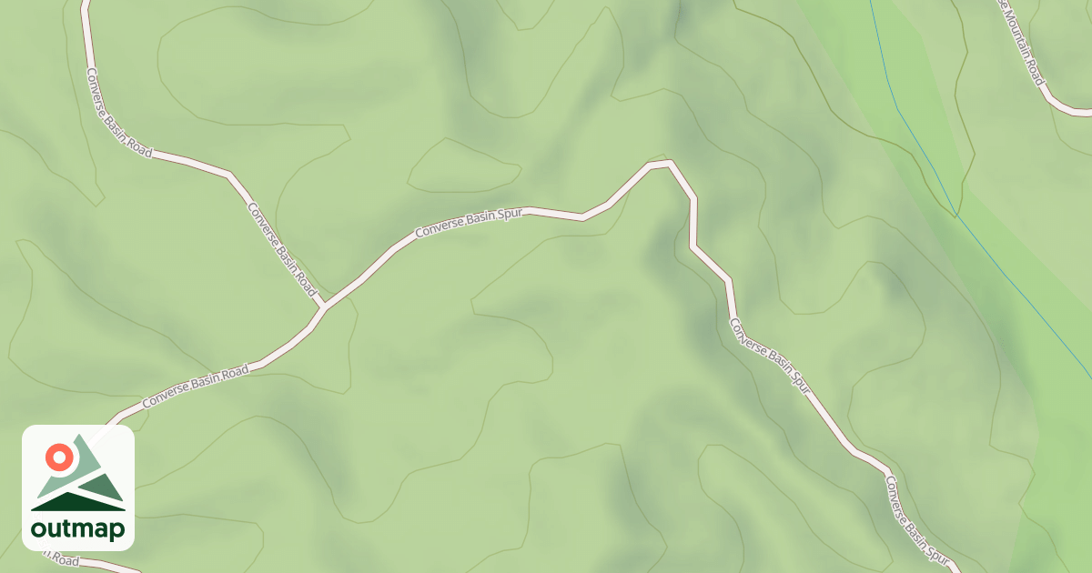 Map of CONVERSE BASIN