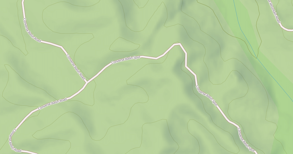 Map preview of CONVERSE BASIN