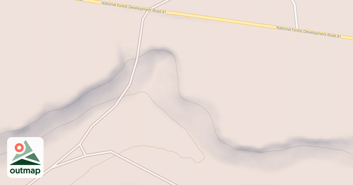 Map of USFS National Forest System Roads {0157BF87-DABB-42C7-8DC6-7E2504348498}