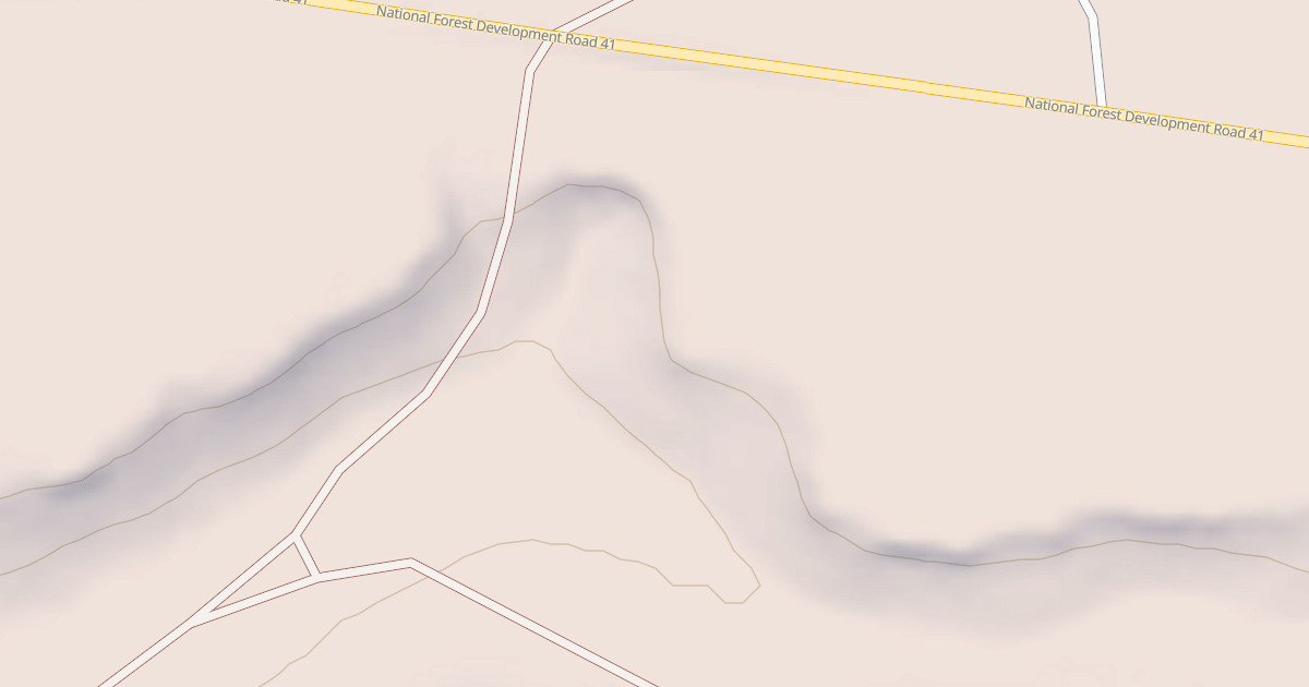 Map preview of USFS National Forest System Roads {0157BF87-DABB-42C7-8DC6-7E2504348498}