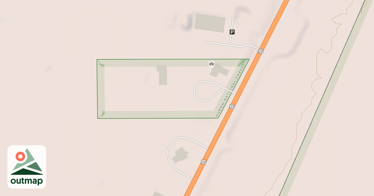 Map of HARRISVILLE ADMIN LOOP