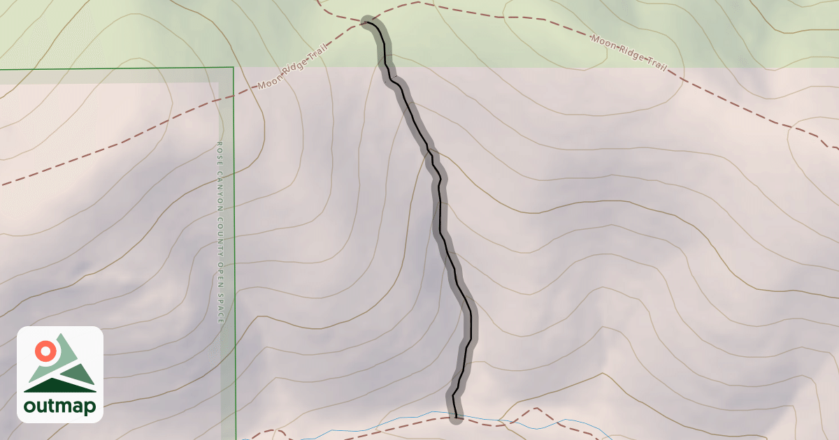 Map of Maple Gulch Trail