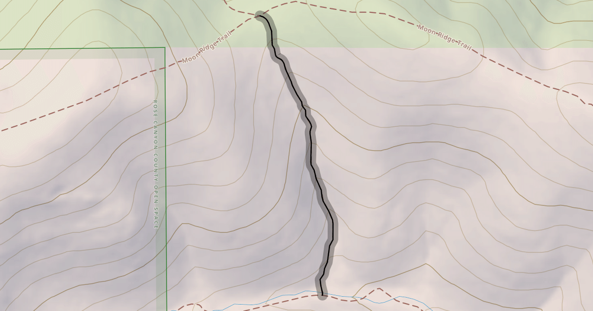Map preview of Maple Gulch Trail