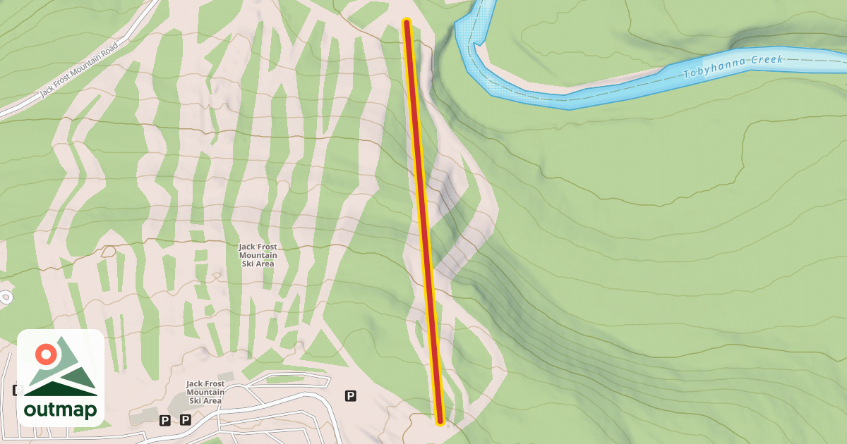 Map of East Mountain Lift II