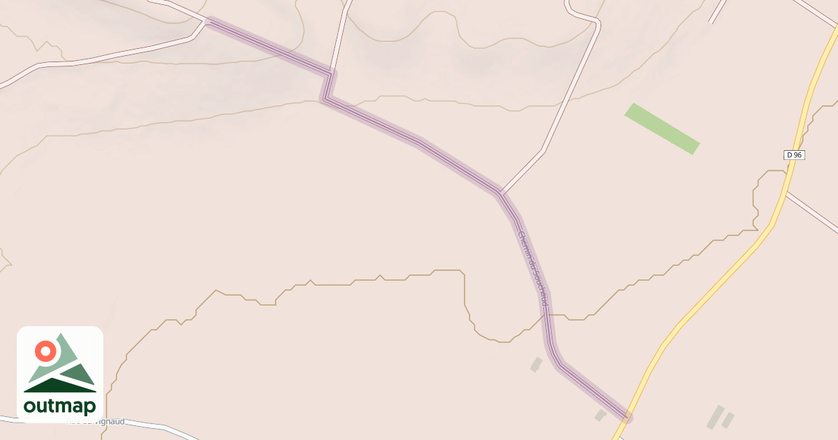 Map of Chemin du Souchaud