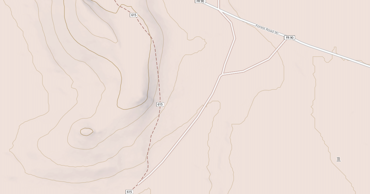 Map preview of USFS National Forest System Roads {33254069-4C0D-4951-B84A-701544680439}
