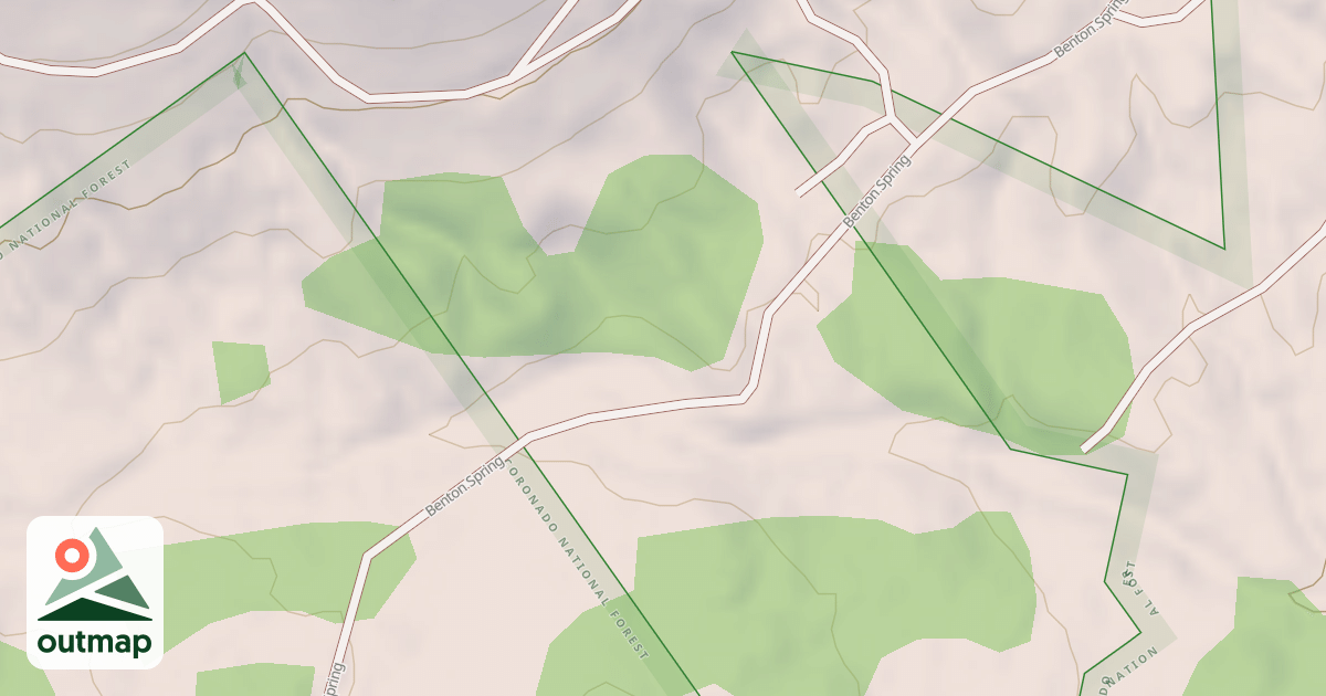 Map of BENTON SPRING