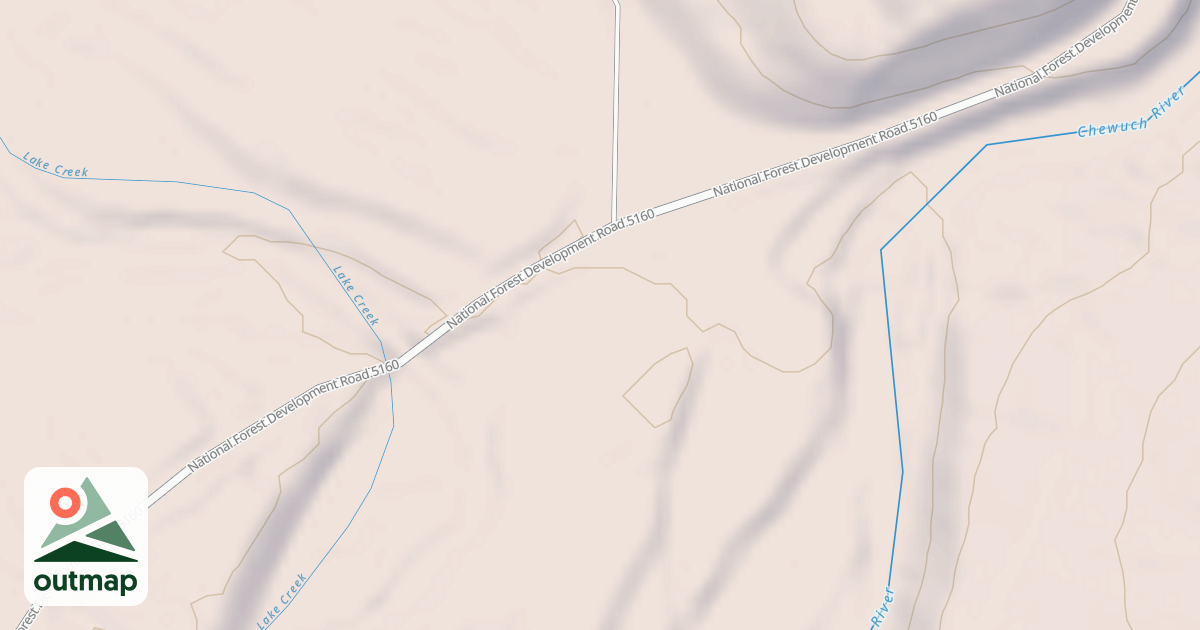 Map of LAKE CREEK C G