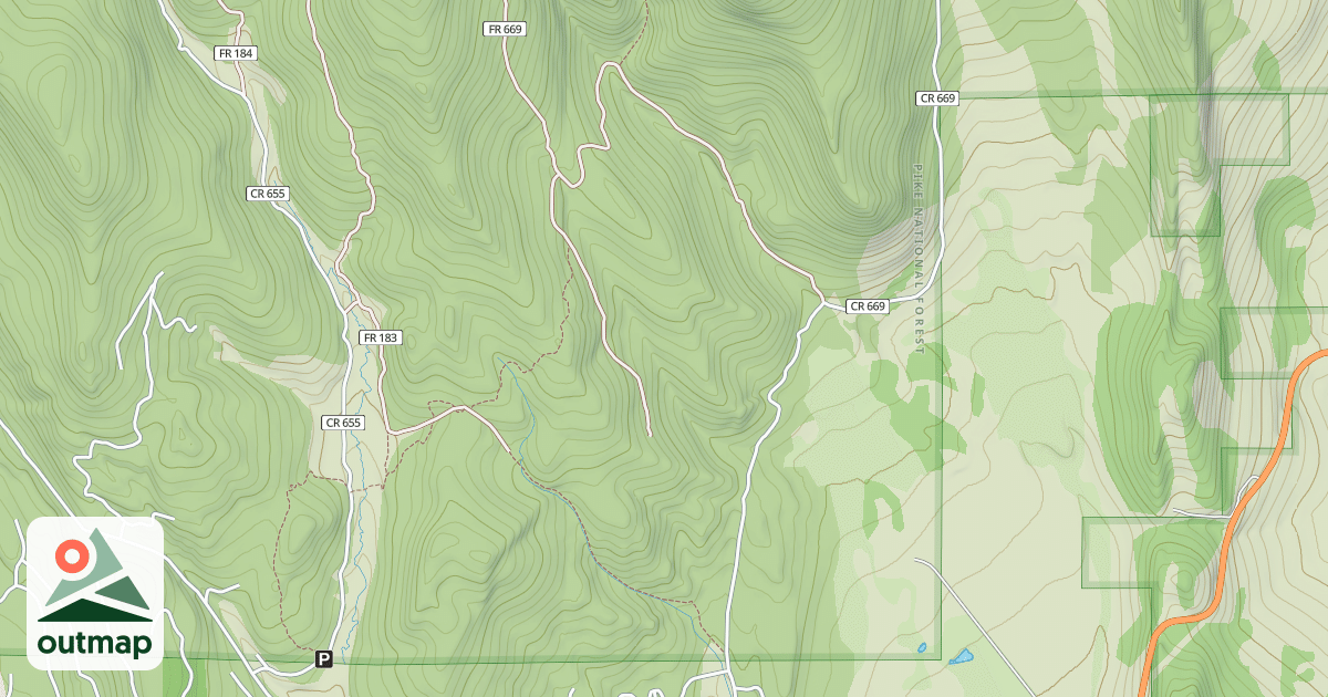 Map of CROOKED CREEK