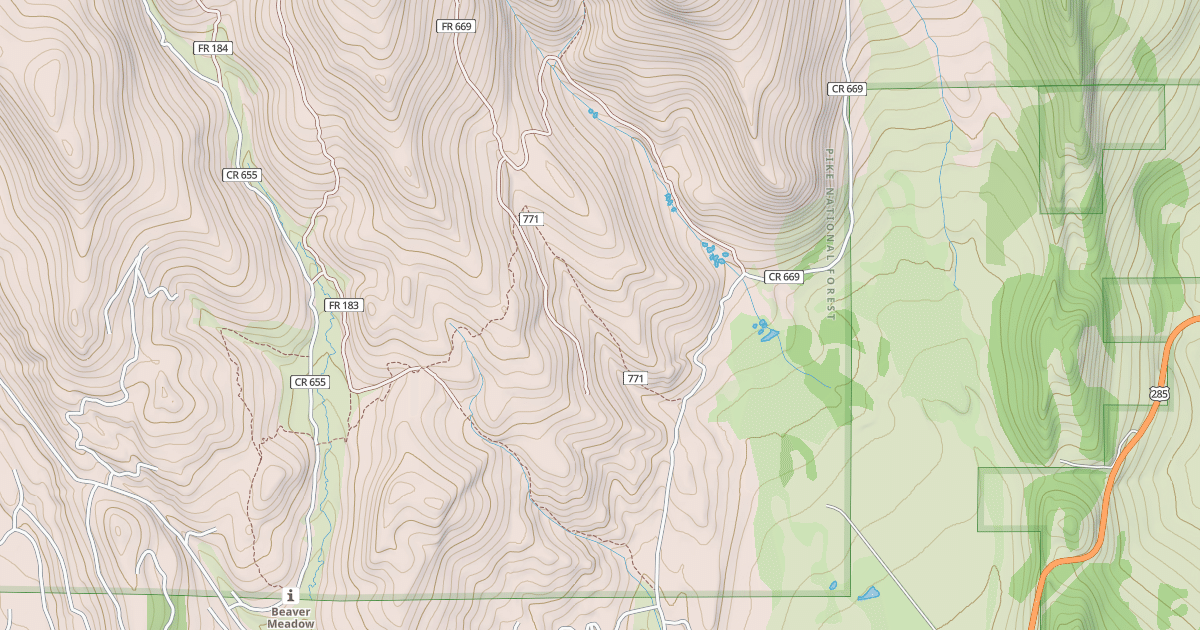 Map preview of CROOKED CREEK