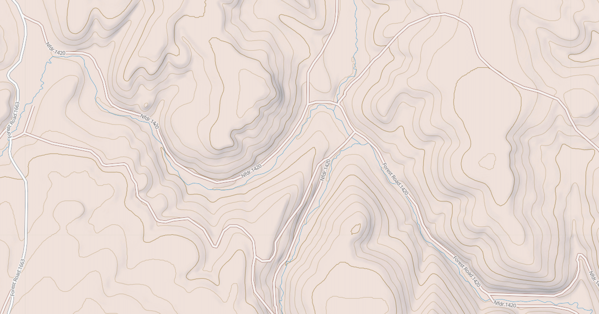 Map preview of COUGAR CK COLOCATED 1663 MRS
