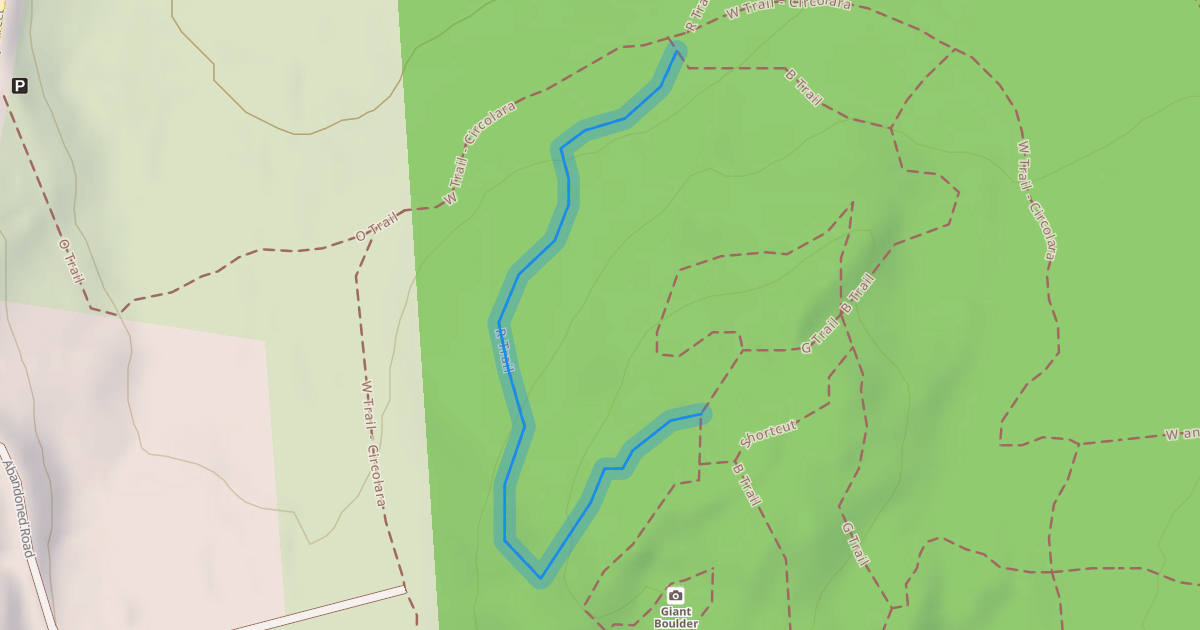 Map preview of R Trail