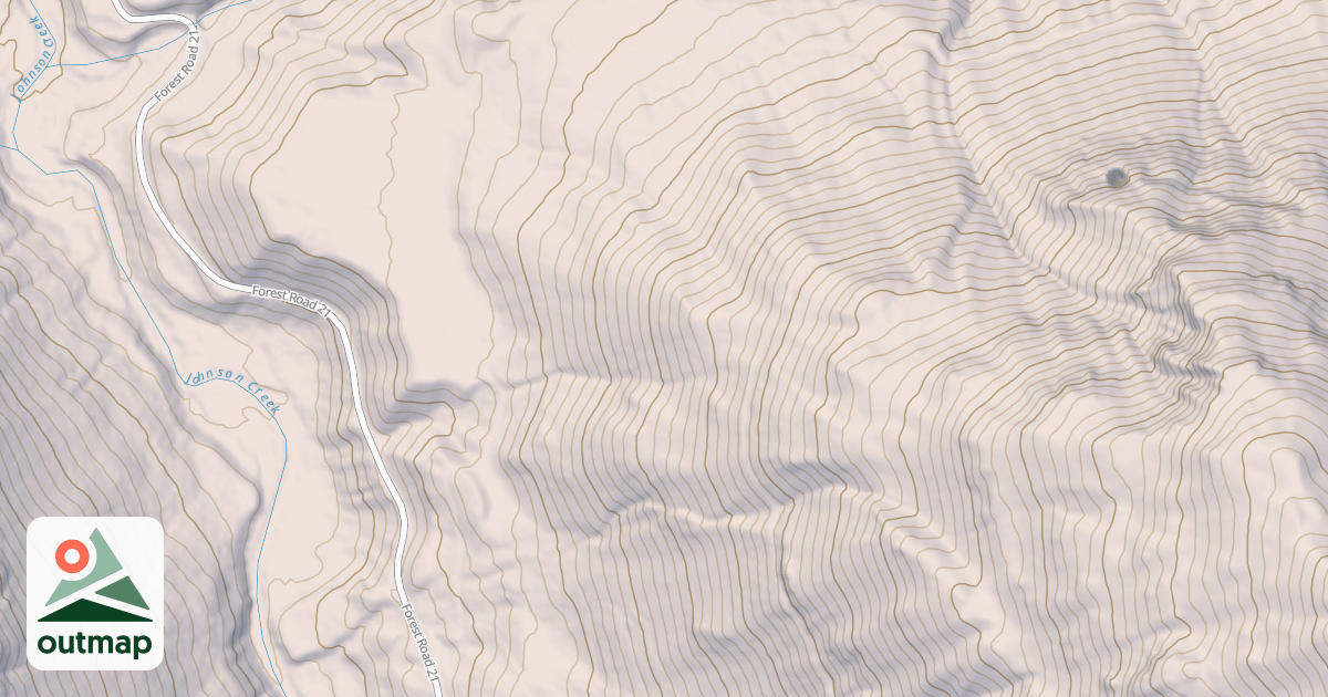 Map of GLACIER CREEK