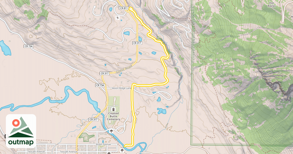 Map of Recreation Path