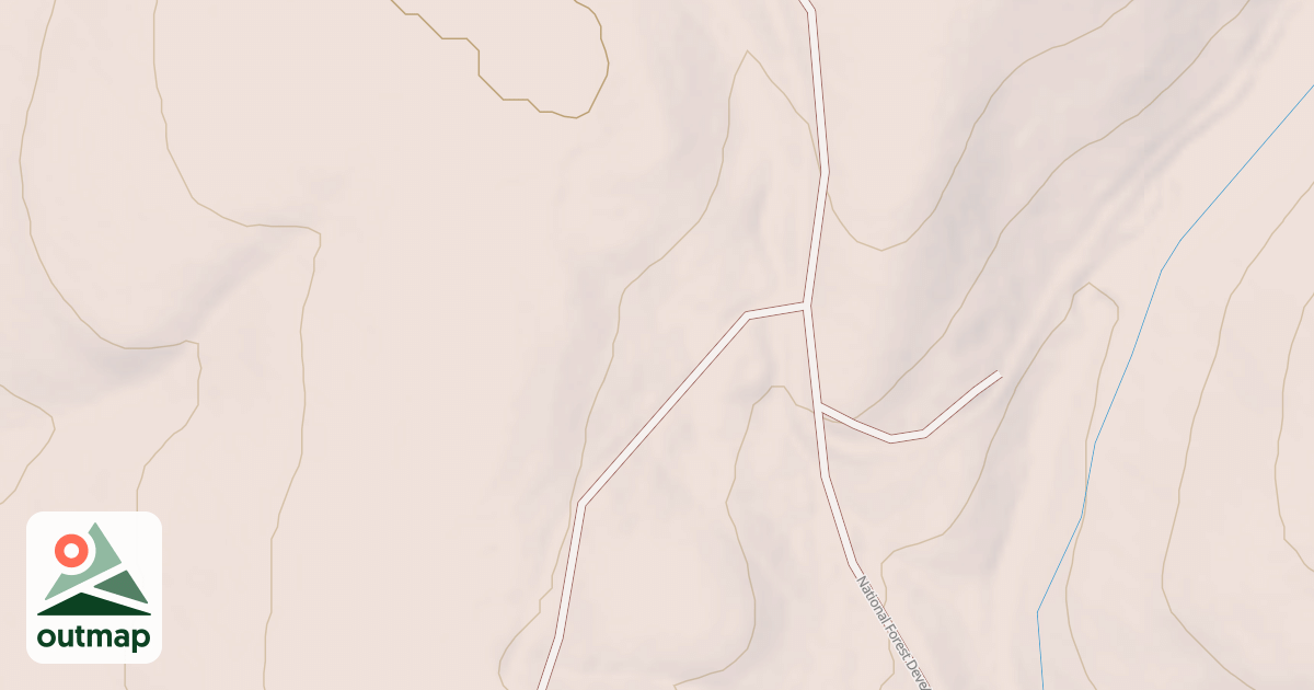 Map of USFS National Forest System Roads {005216FB-EE43-45AC-9272-919E76BD37DF}