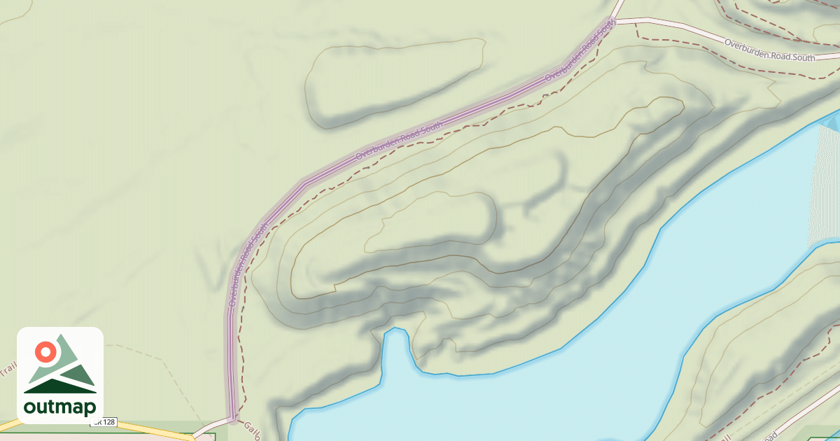 Map of Overburden Road South