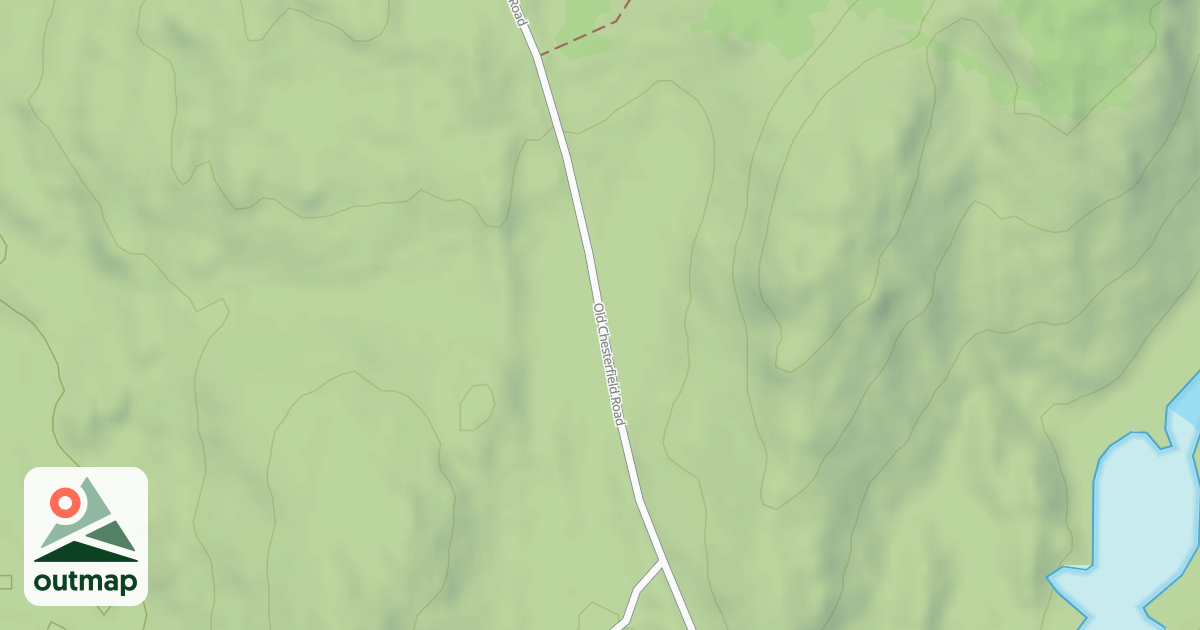 Map of Old Chesterfield Road